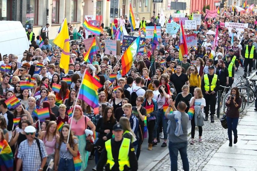 Tak było na Marszu Równości we Wrocławiu.