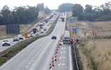 Zamknięty jest zjazd z autostrady A4 w Mikołajowicach, zwanym "Koskowickim"