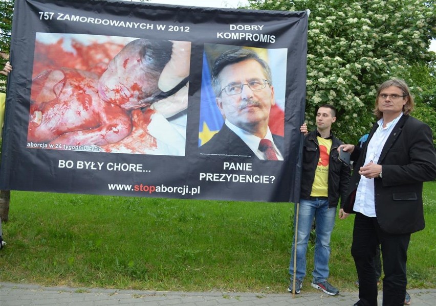 W Piotrkowie protestują przeciwko aborcji