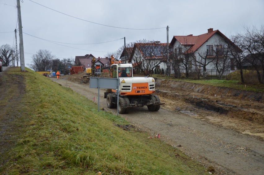 Przebudowa ulicy Armii Krajowej w Bochni, po wybudowaniu...