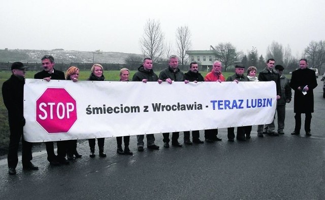 Członkowie Stowarzyszenia Teraz Lubin chcą wstrzymania przywozu śmieci z Wrocławia