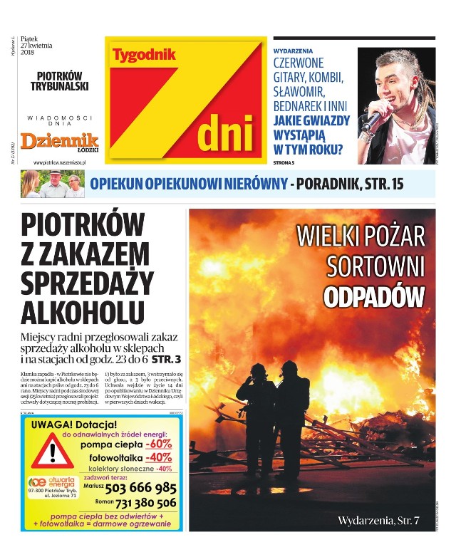 7 Dni Piotrków, 27 kwietnia 2018