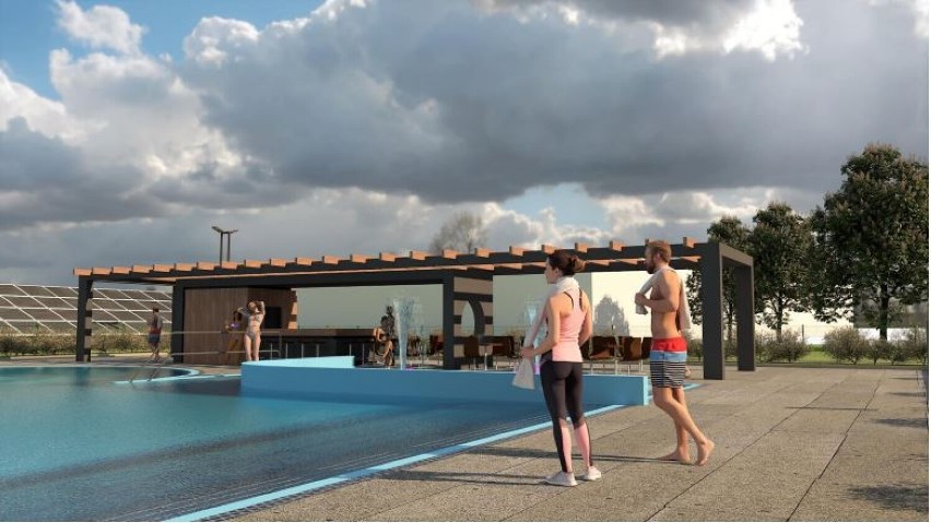 Przebudowa basenu letniego w Dąbrowie Tarnowskiej pod znakiem zapytania. Inwestycja może być dużo droższa niż zakładano [WIZUALIZACJE]