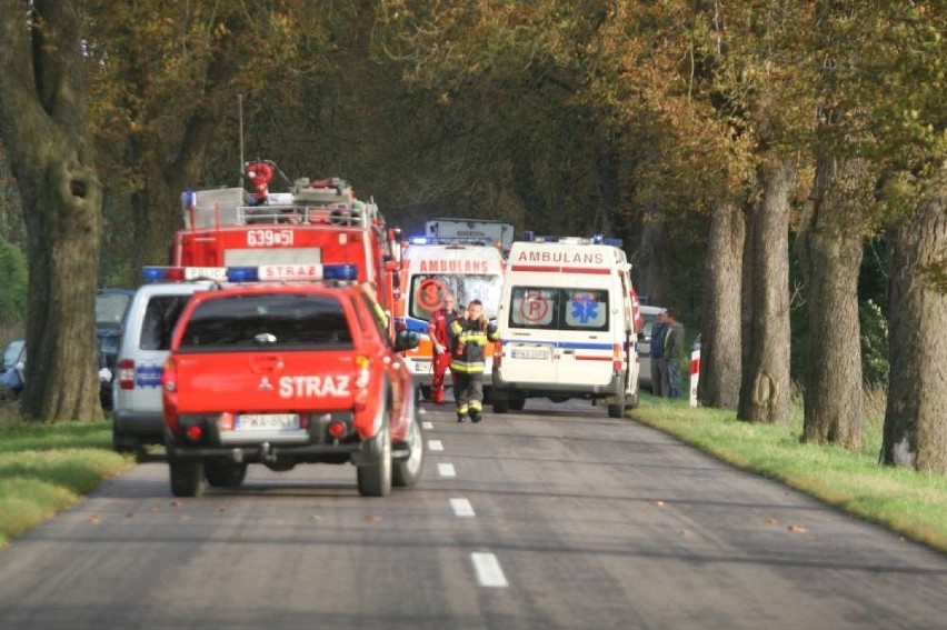 Przebiegająca przez powiat wągrowiecki droga usłana krzyżami cały czas czeka na remont