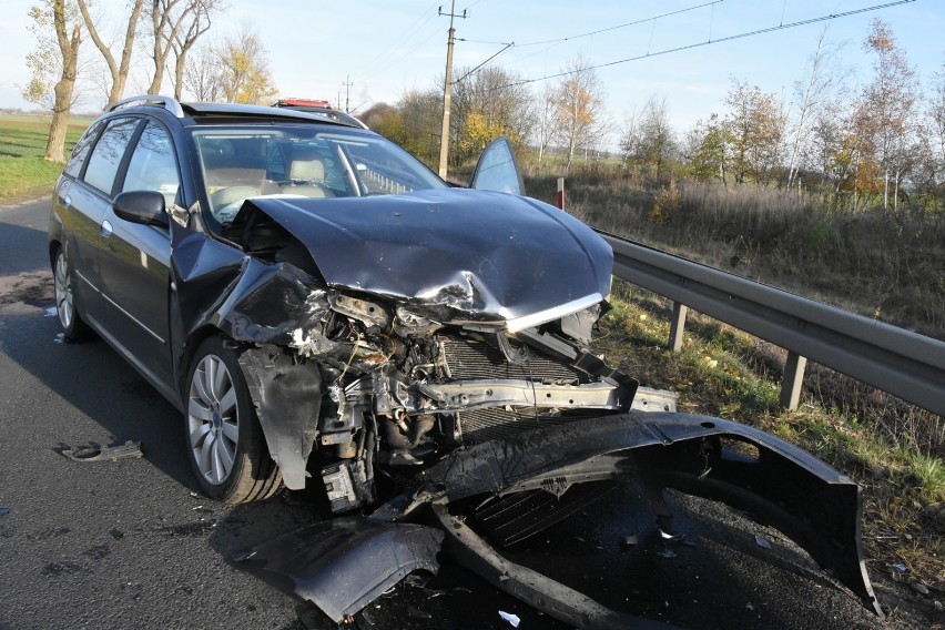 Wypadek na drodze Legnica - Złotoryja