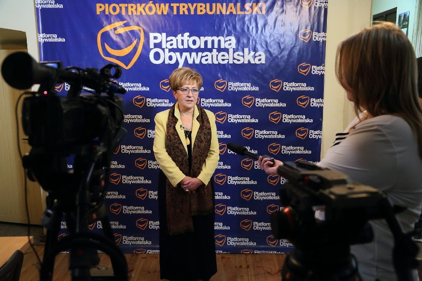 Konferencja poseł Elżbiety Radziszewskiej w Piotrkowie