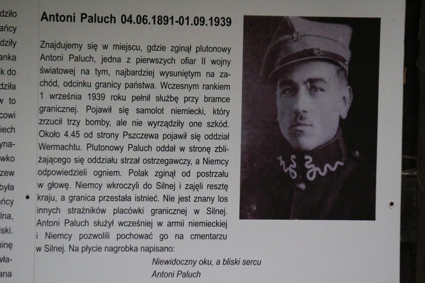 Posterunek graniczny w Silnej 1 września 1939 roku. Bohaterska śmierć strażnika Antoniego Palucha