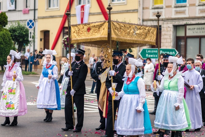 Krobia. Zdecydowali się na tradycyjną procesję Bożego Ciała 2020 [ZDJĘCIA]