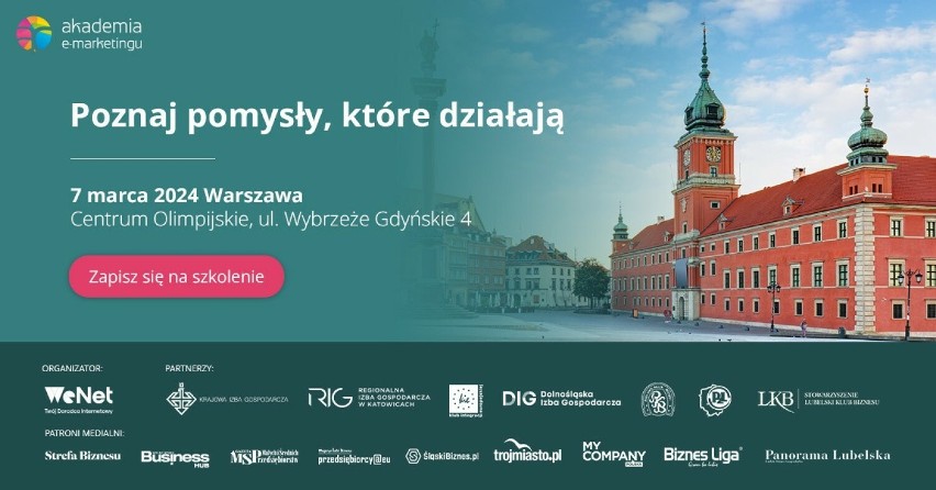 Startuje 12. edycja Akademii e-marketingu. Przedsiębiorcy z całej Polski wezmą udział w darmowych szkoleniach