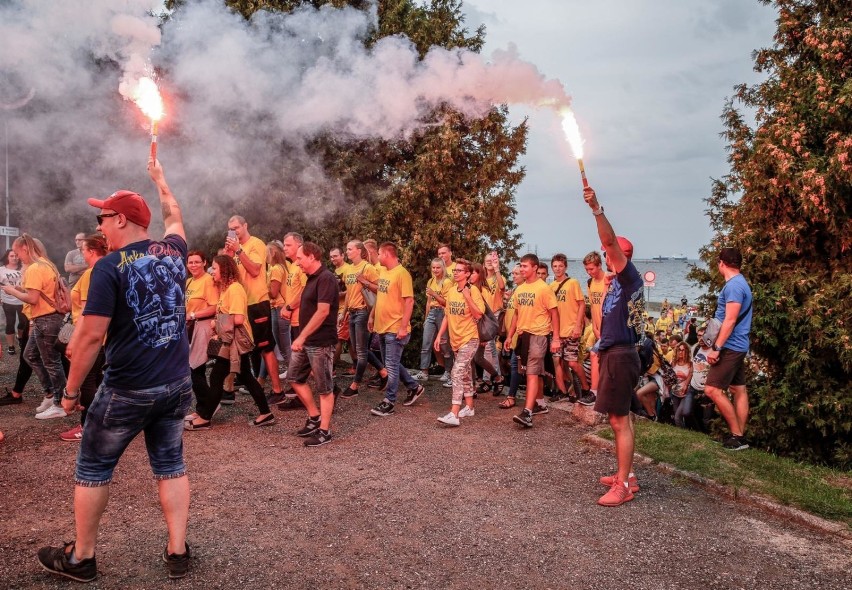 30.08.2018 Gdynia. Piknik Wielkiej Arki. Kibice bawili się z...