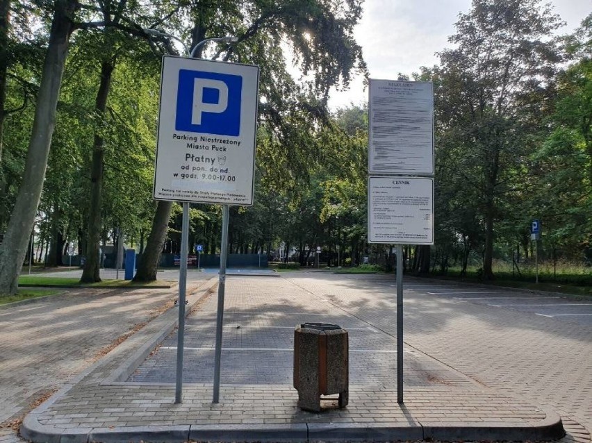 Płatne parkingi w mieście Puck od 1 stycznia 2021 r. są...