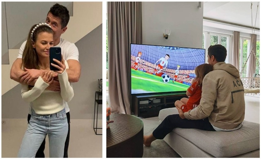 Anna i Robert Lewandowscy z córkami podróżują pomiędzy...