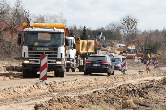 Prace na trasie Lipno - Jasień. Remont drogi wojewódzkiej nr 559