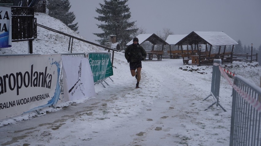 Mnóstwo śniegu w Sokolcu podczas biegu Orzeł. Łatwo nie było