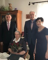 Pani Lucyna Bonikowska skończyła 96 lat! Jest jedną z najstarszych mieszkanek gminy Margonin