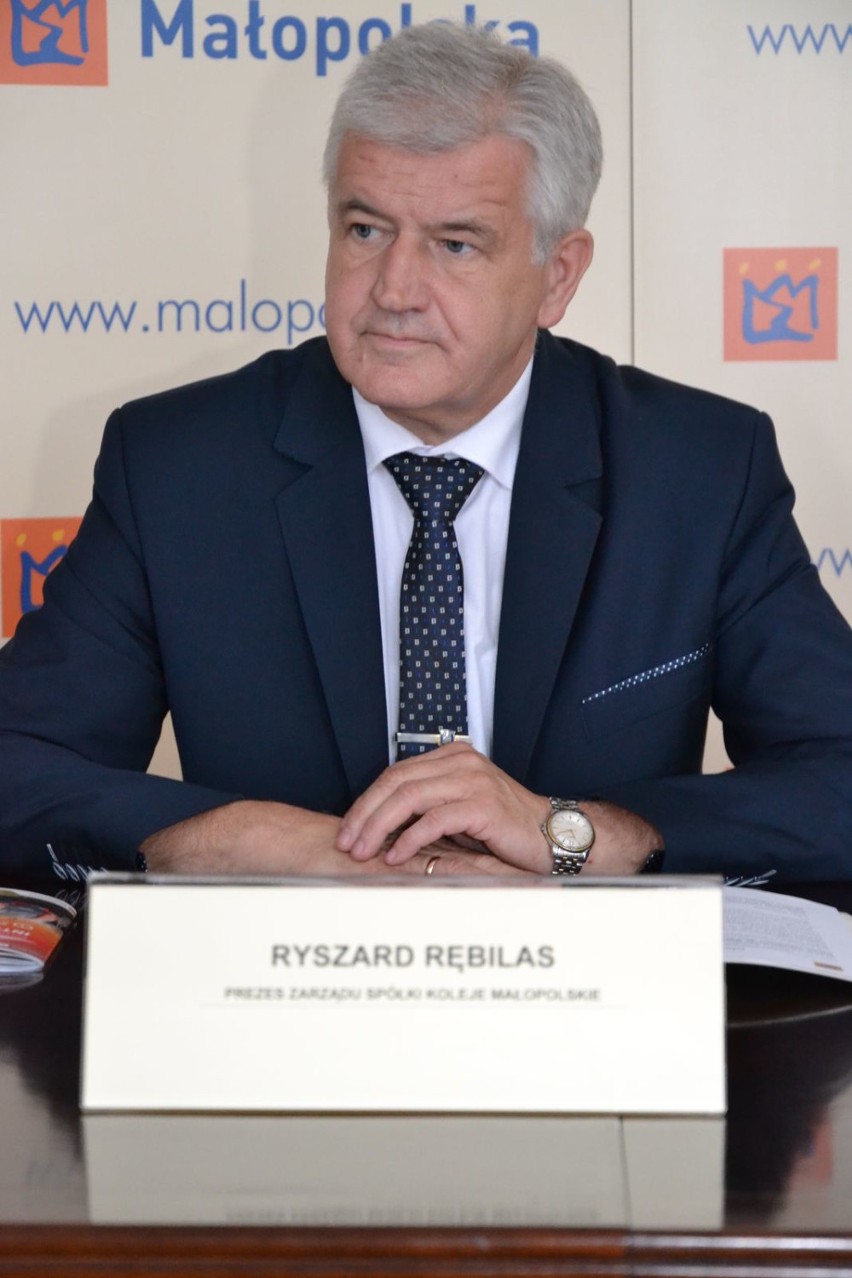 Ryszard Rębilas Prezes Kolei Małopolskich.