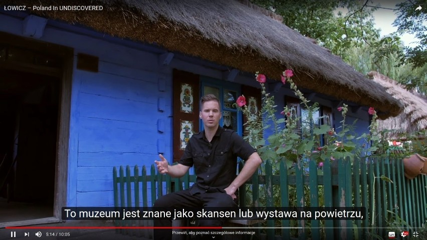 Amerykański YouTuber nakręcił film o Łowiczu, Nieborowie i Arkadii [ZDJĘCIA i FILM]