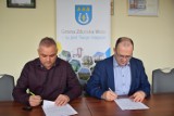 Gmina Zduńska Wola wybuduje PSZOK w Tymienicach. Podpisano umowę z wykonawcą [zdjęcia i plan]