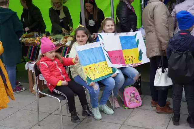 W trakcie pikniku nie zabrakło też i takich akcentów poparcia dla walczącej Ukrainy.