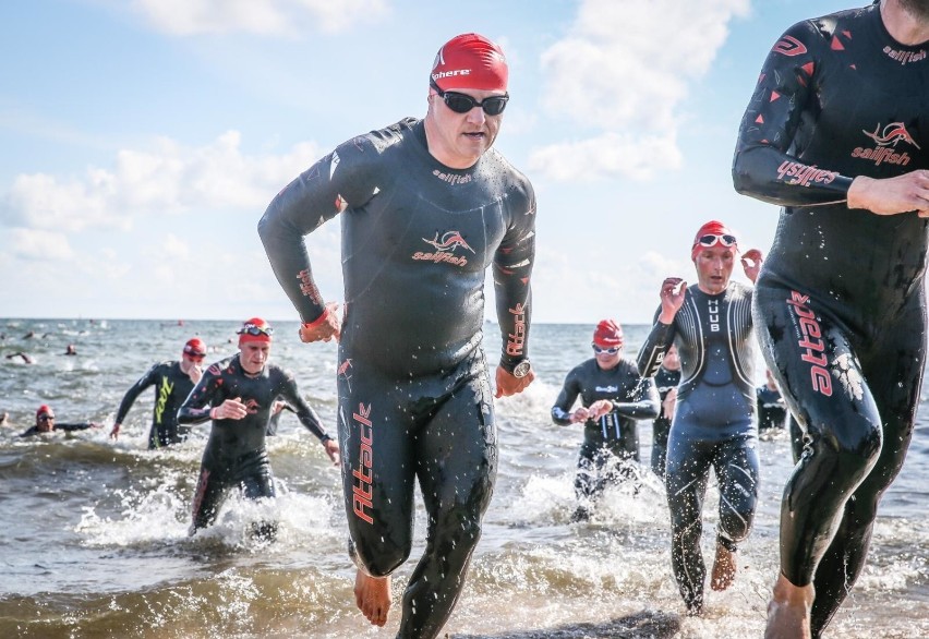 Triathlon Gdańsk 2019. Pechowy bidon i moc roweru [zdjęcia]