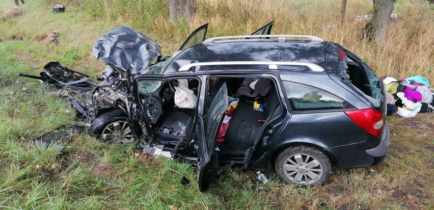 Poważny wypadek na trasie Leszno - Góra