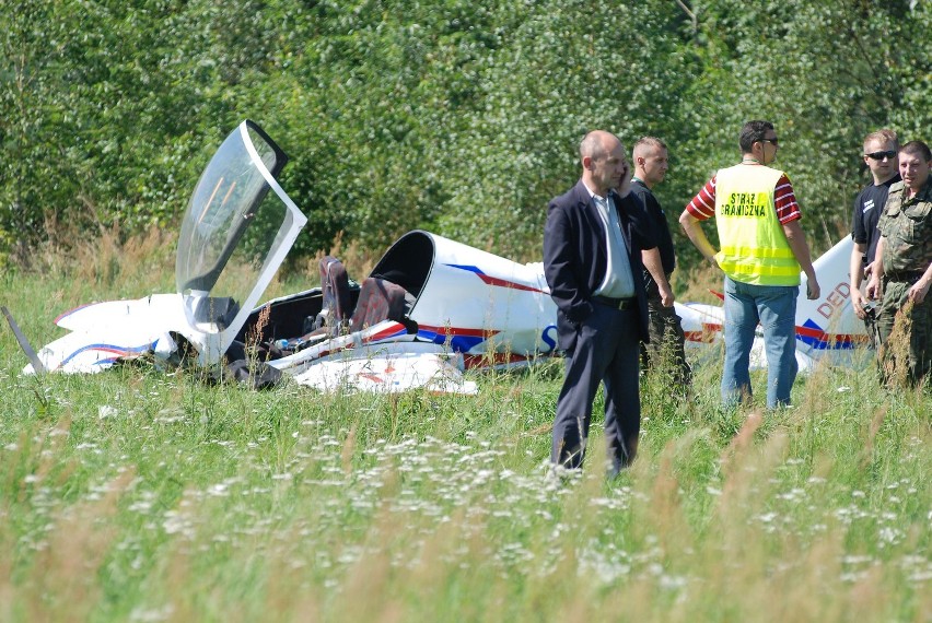Na Lublinku rozbił się samolot sportowy - aktualizacja (FILM)