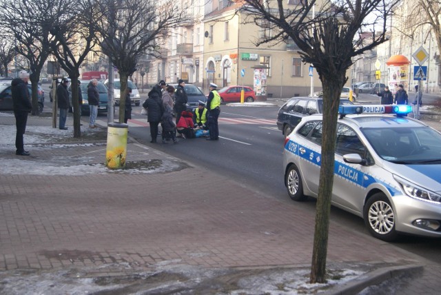 Potrącenie pieszej na pasach na ulicy Górnośląskiej w Kaliszu