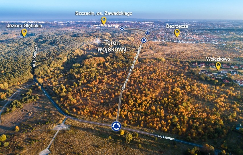 Jest porozumienie dla budowy alternatywnej drogi z Wołczkowa do Szczecina 