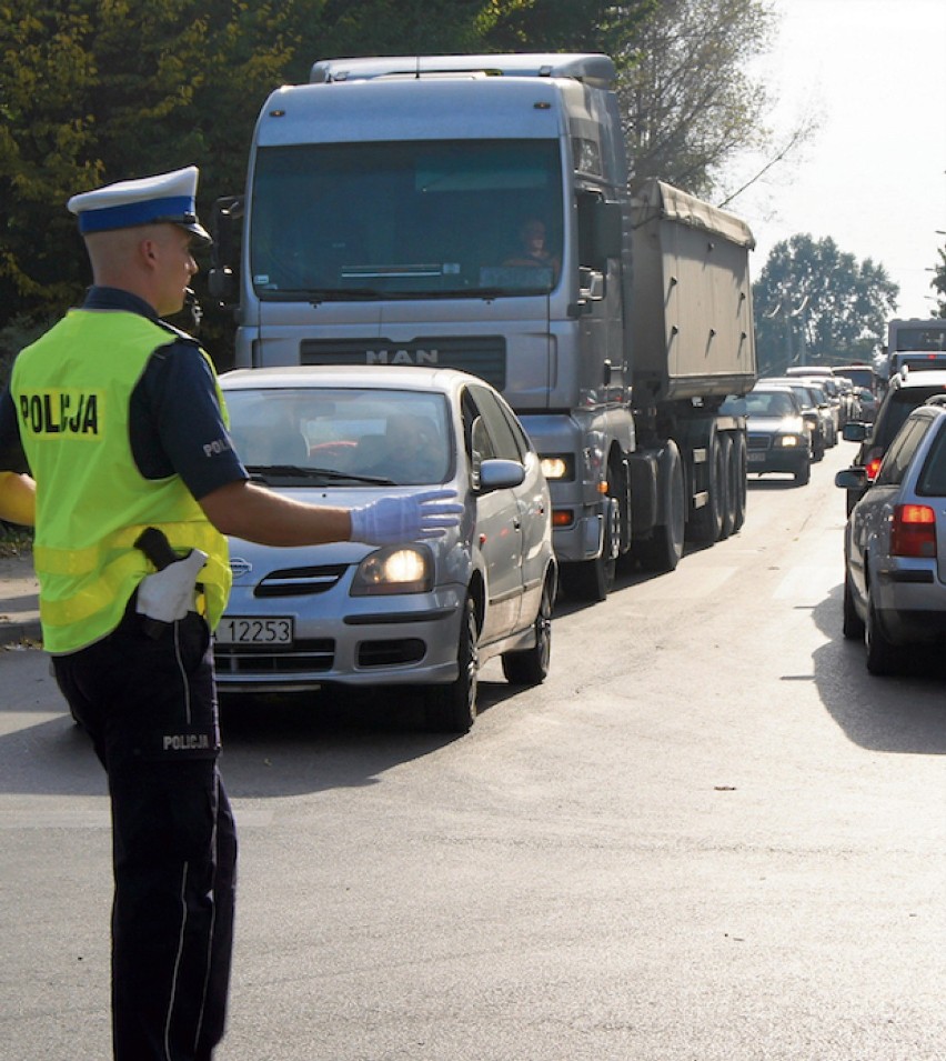 Przez objazdy największe zatory powstają na skrzyżowaniu...