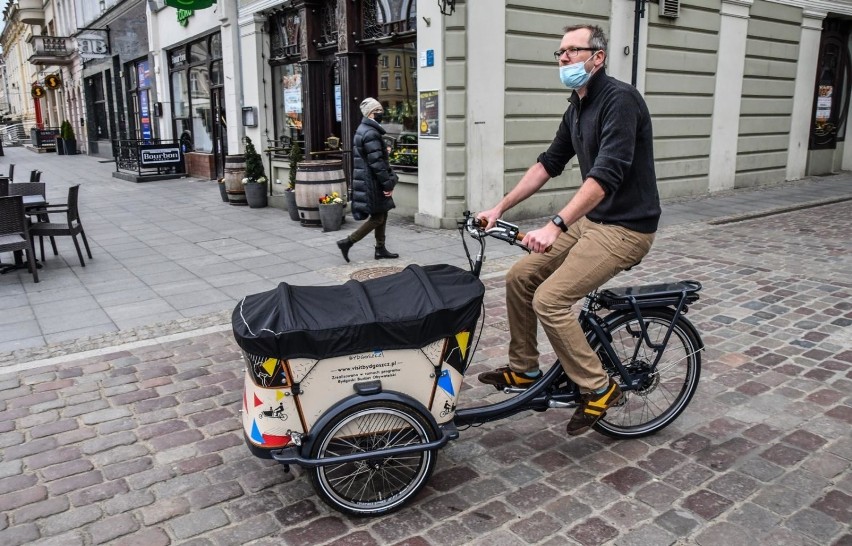 Dziesięć rowerów cargo jest już dostępnych w Bydgoszczy....