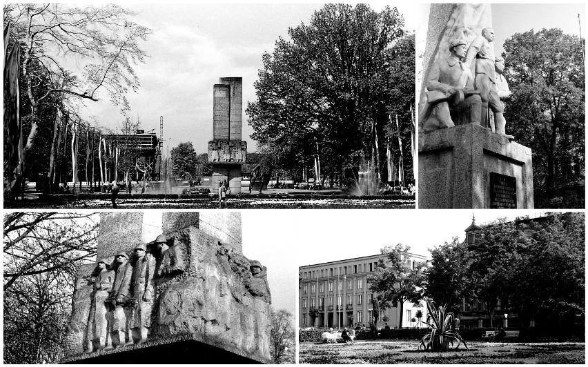 Zmieniał się Plac Bohaterów, zmieniały pomniki.