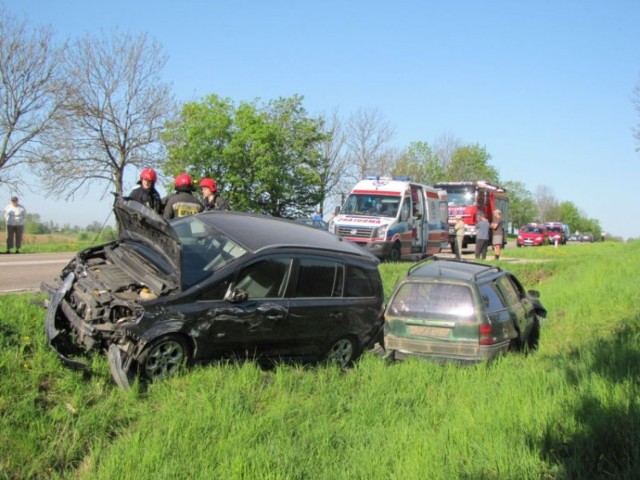 wypadek w miejscowości Koleśniki