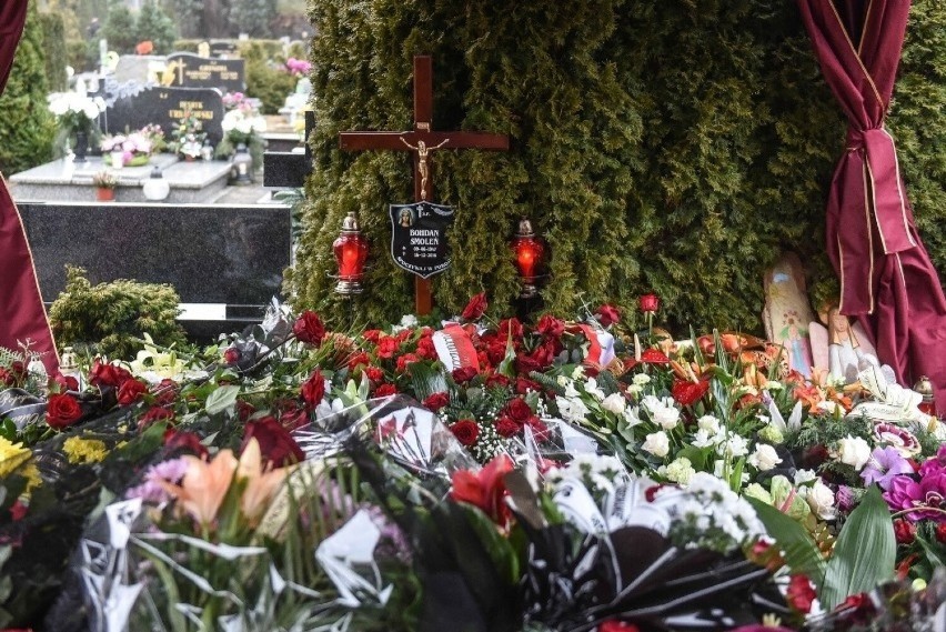 Bohdan Smoleń, zmarły w 2016 roku. Został pochowany na...