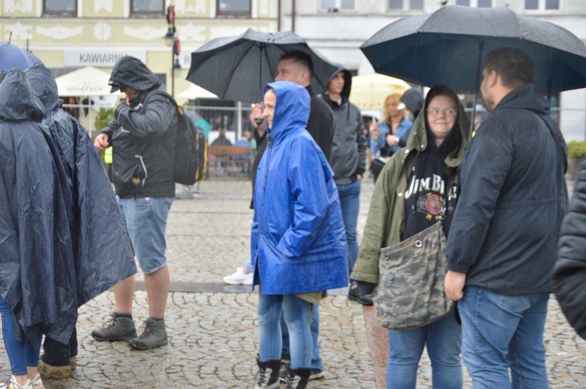 Koncert Witka Muzyka Ulicy na skierniewickim Rynku. Scena główna Święta Kwiatów