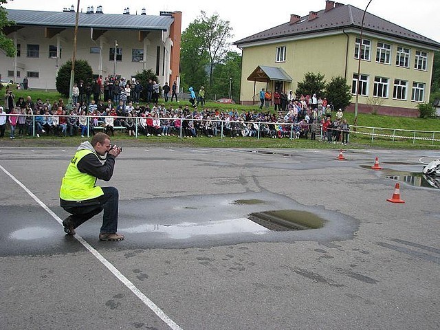 W Ustrzykach Dolnych był pozorowany wypadek drogowy [zdjęcia]