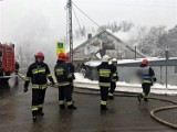 Wadowice. Warsztat stolarki stanął w ogniu na ul. Zegadłowicza