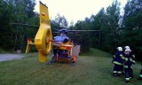 Izdebnik. Zatruła się czadem. Helikopter zabrał ją do szpitala