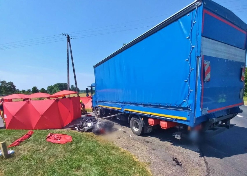 Śmiertelny wypadek na drodze Jerka - Lubiń [FOTO]