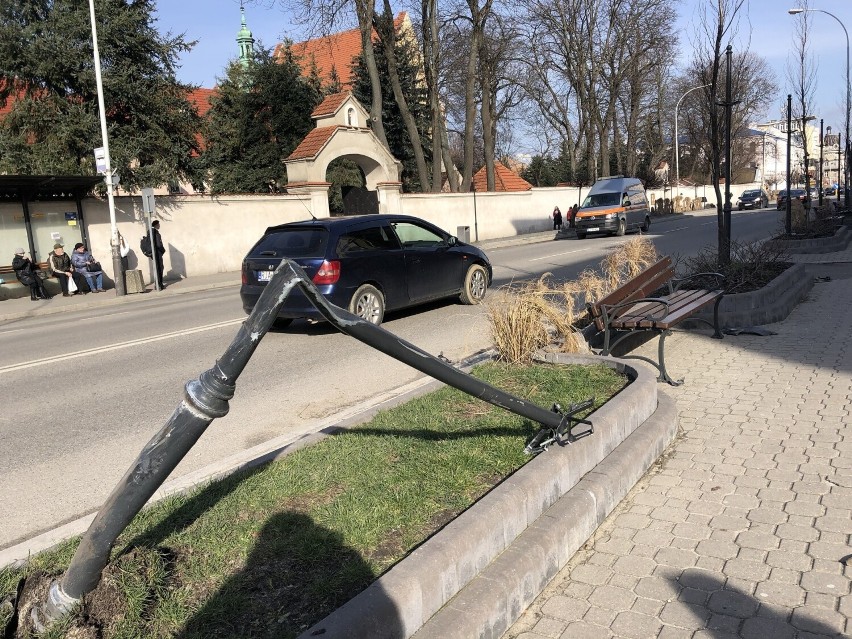 Wypadek na ul. Jana Pawła II w Jarosławiu