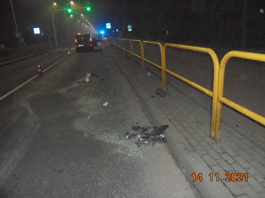 Wypadek na Toruńskiej we Włocławku. Kierowca pijany