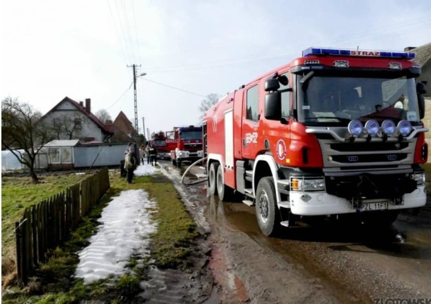 W środę doszło do pożaru domu w Drożyskach Wielkich