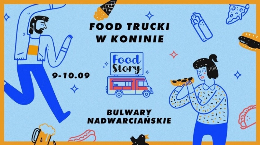 Food trucki ponownie zaparkowały na Bulwarze Nadwarciańskim w Koninie 