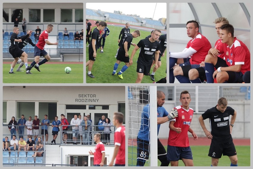 Stadion OSiR we Włocławku. Mecz sparingowy Lider Włocławek -...