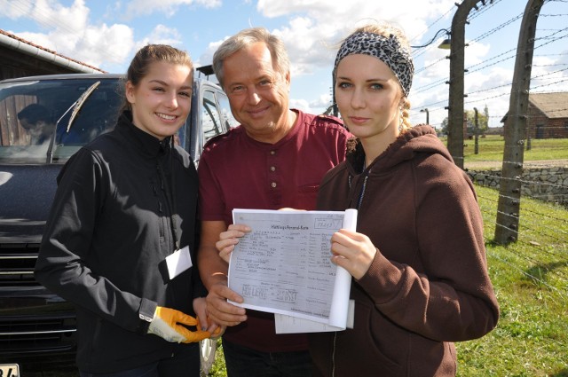 Patrycja Tęgowska (z prawej), pan Janek i Karolina Sitnicka