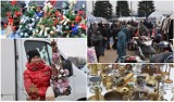 Przedświąteczny Pchli Targ w niedzielę, 17 grudnia 2023 - choinki, ryby, dekoracje świąteczne, odzież, starocie. Zdjęcia, ceny