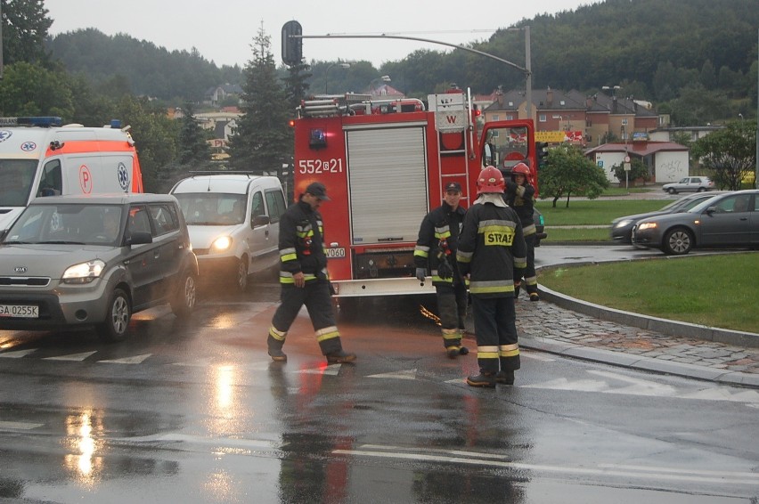 Wypadek na krajowej &quot;szóstce&quot; ZDJĘCIA