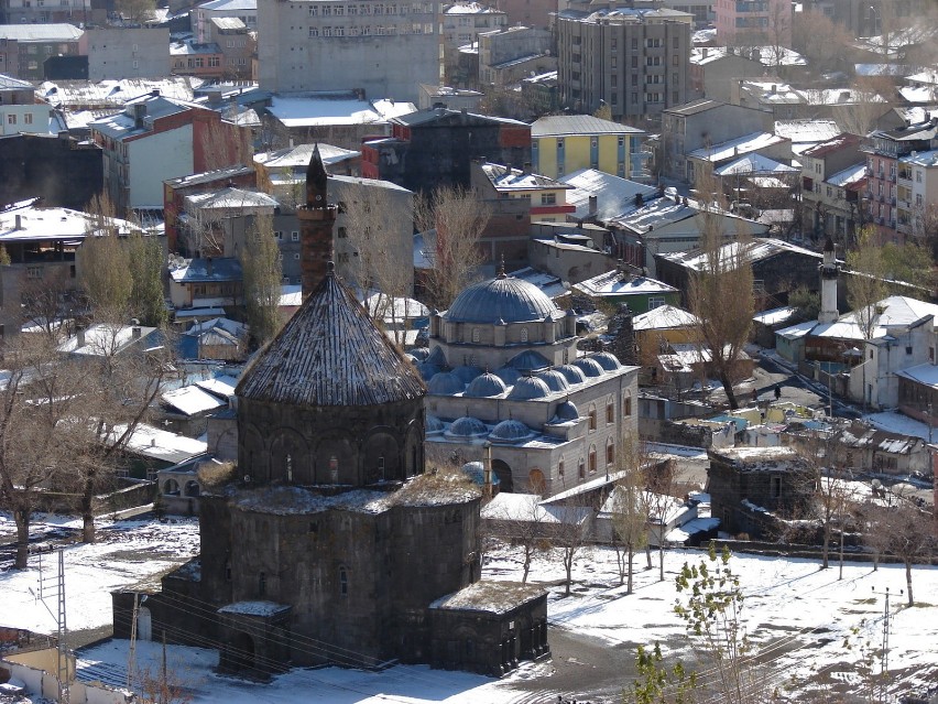 Panorama Karsu w zimowej szacie