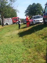 Wypadek na krajowej 19 koło Denisek. W jednym z aut były małe dzieci [ZDJĘCIA]