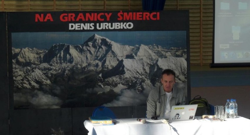 Denis Urubko w Margoninie - promocja książki ,,Skazany na...