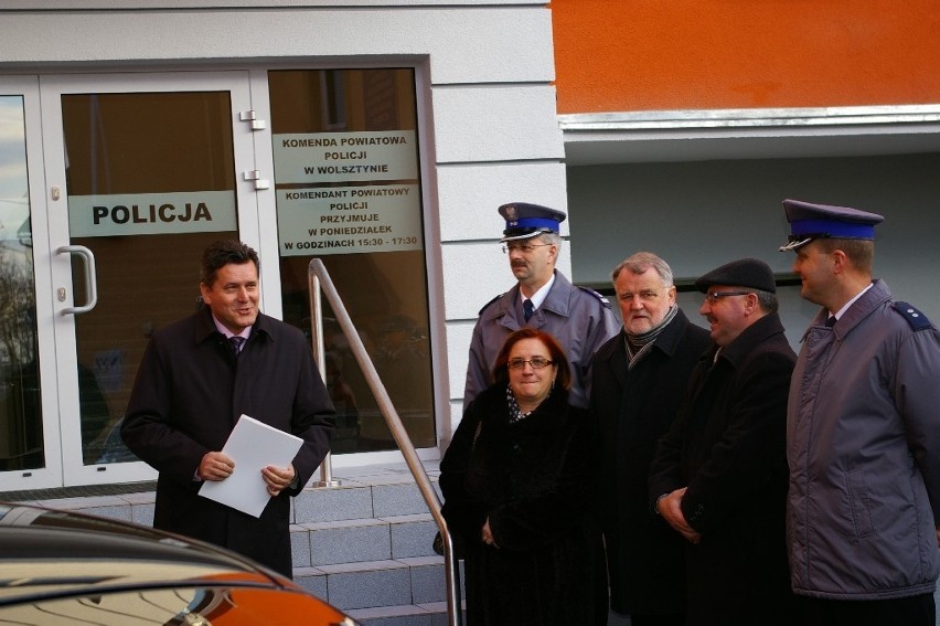 WOLSZTYN-  Wizyta komendanta wojewódzkiego policji (foto)